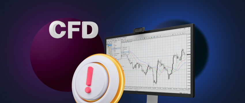 llustration of forex trading through CFDs, showcasing an online platform designed for efficient trade management.