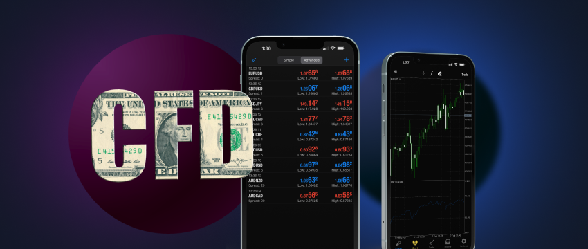 Apprenez à négocier sur le marché des changes avec les CFD sur l'application mobile MetaTrader - négociez de manière efficace.